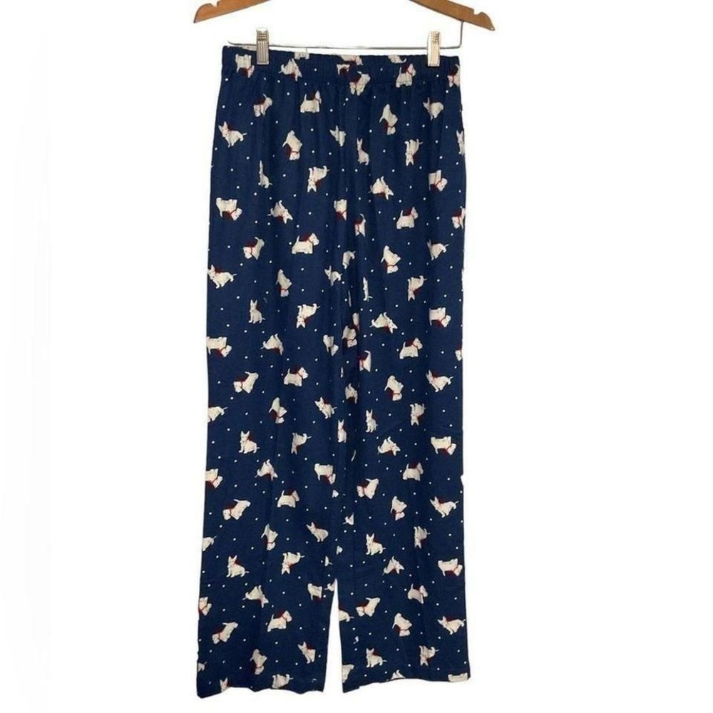 NWT Charter club puppy print pajama bottoms size XS